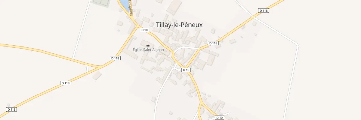 Plan du 23 Rue des Tilleuls à Tillay-le-Péneux