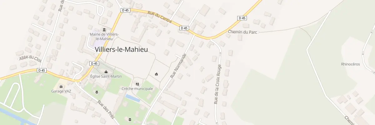 Plan du 7 Rue Normande à Villiers-le-Mahieu