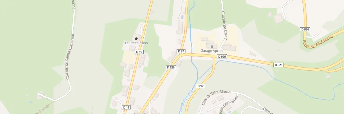 Plan du 305 Rte de Villefranche à Saint-Projet