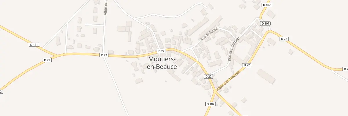 Plan du 26 Rue des Trois Fleurs à Moutiers-en-Beauce