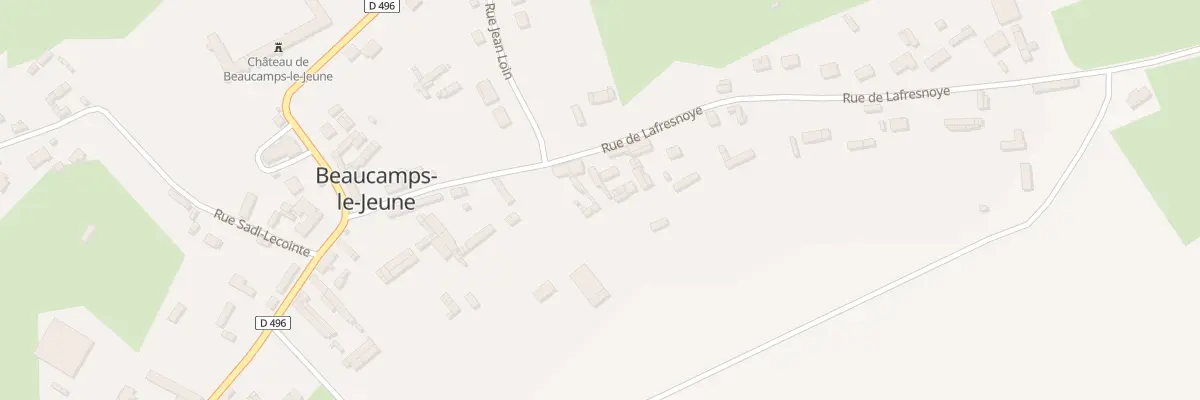 Plan du 7 Rue de Lafresnoye à Beaucamps-le-Jeune