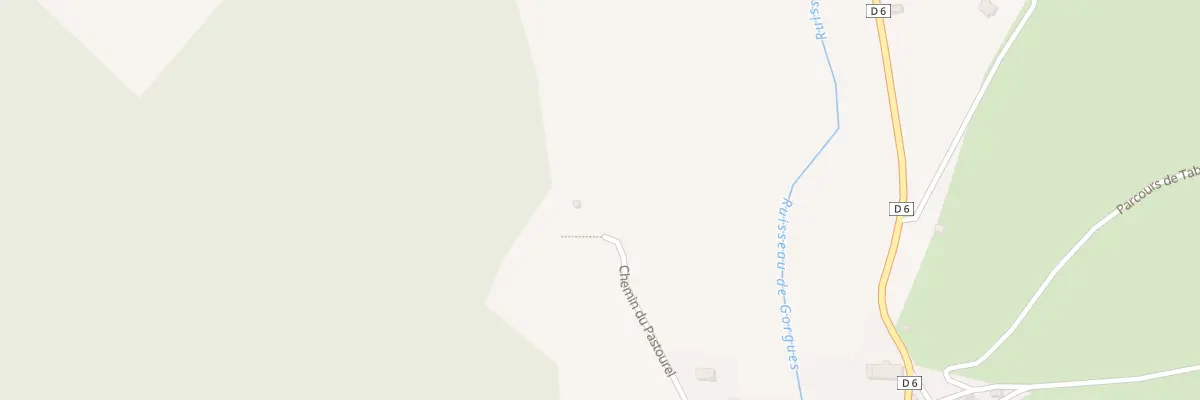 Plan du 70B Pastourel à Teilhet