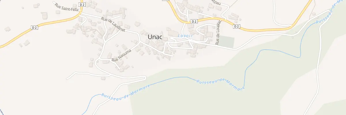 Plan du 14 Rue de Loum à Unac
