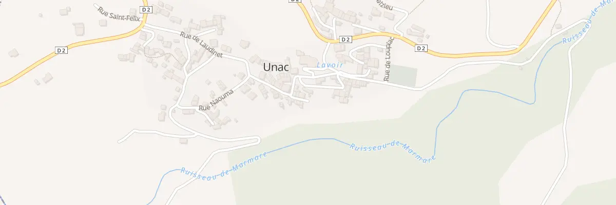 Plan du 14 Rue de Loum à Unac