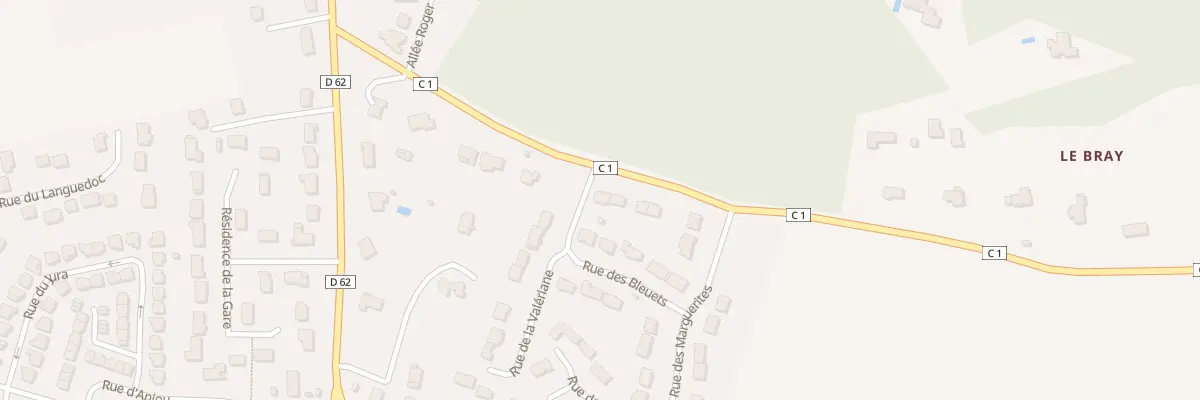 Plan du 14 Rte du Bray à Gazeran