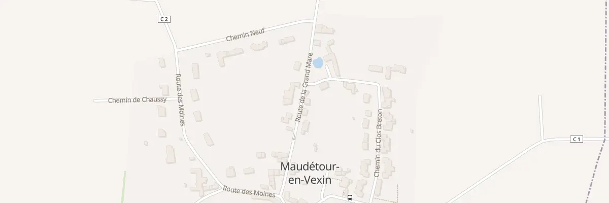 Plan du 7 Rte de la Grand Mare à Maudétour-en-Vexin