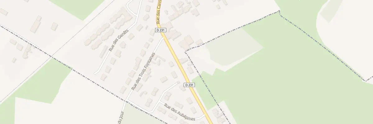 Plan du 7 Rue des Carrieres à Landrethun-le-Nord