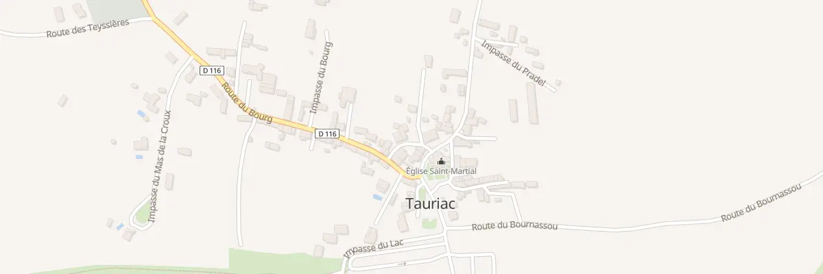 Plan du 5026 Tauriac à Tauriac