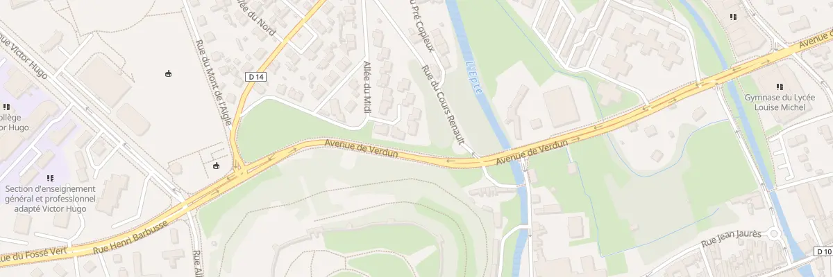 Plan du 3 Sq du Cours Renault à Gisors