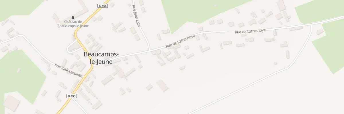 Plan du 9 Rue de Lafresnoye à Beaucamps-le-Jeune