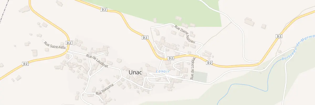 Plan du 67 Unac Village à Unac
