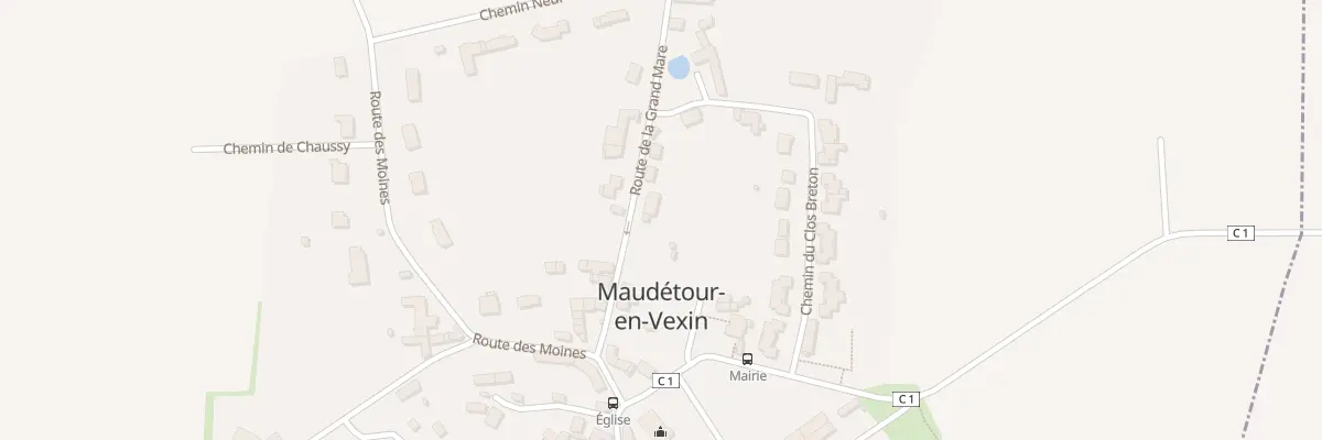 Plan du 5B Rte de la Grand Mare à Maudétour-en-Vexin