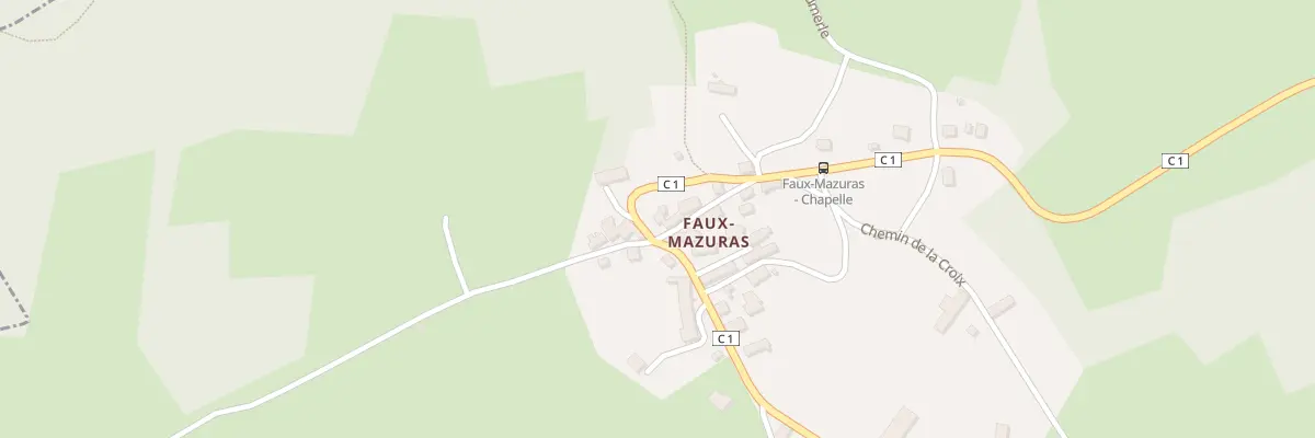 Plan du 5008 Le Bourg à Faux-Mazuras