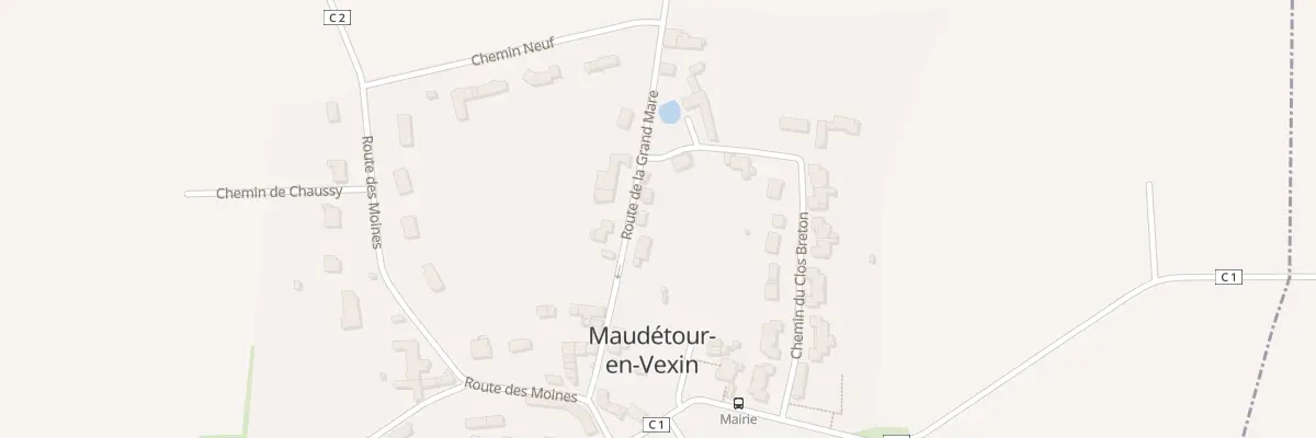 Plan du 5T Rte de la Grand Mare à Maudétour-en-Vexin