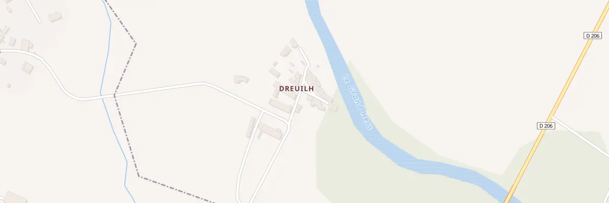 Plan du 50 Dreuilh Hameau à Teilhet