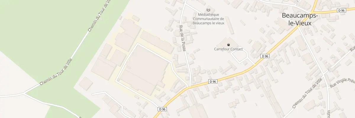 Plan du 32 Rue de la Poste à Beaucamps-le-Vieux