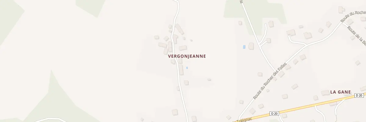 Plan du 8 Vergonjeanne à Affieux
