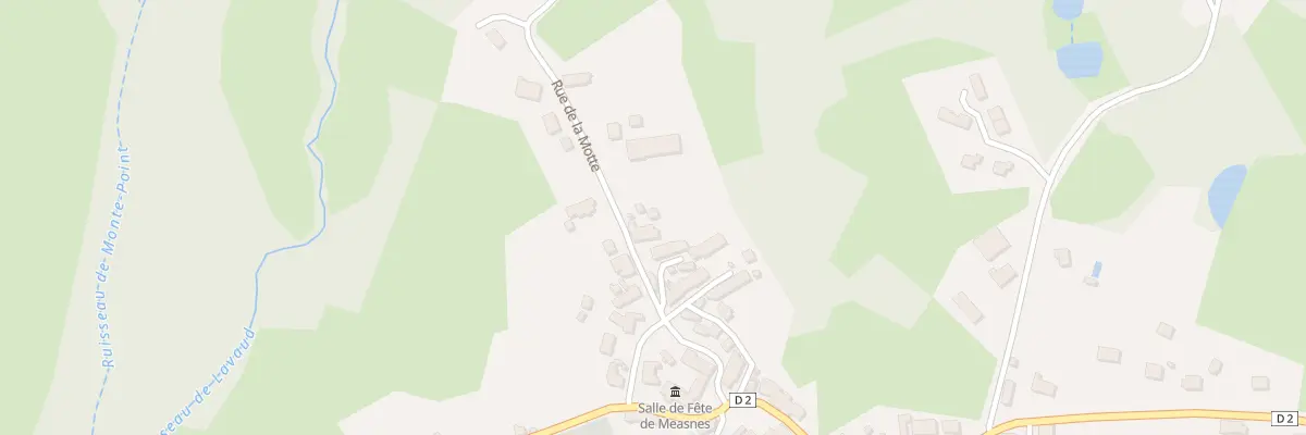Plan du 10 Rue de la Motte à Méasnes
