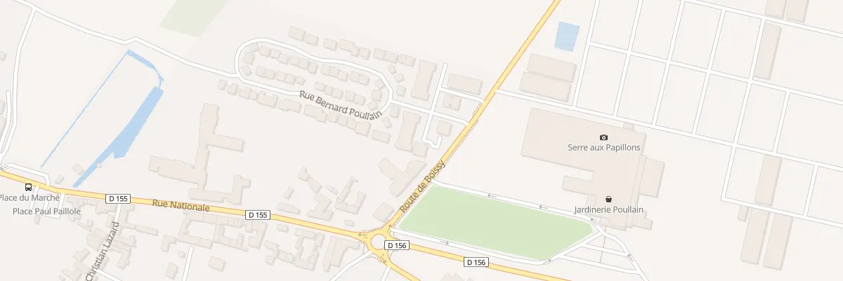 Plan du 1 Rue Bernard Poullain à La Queue-les-Yvelines