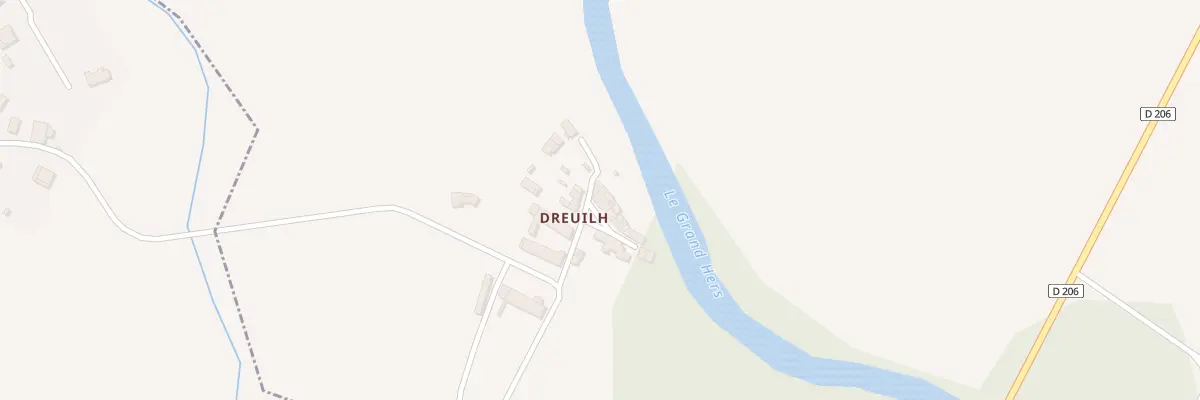 Plan du 55 Dreuilh Hameau à Teilhet