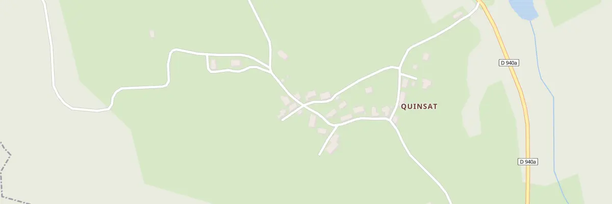 Plan du 5043 Quinsat à Mansat-la-Courrière