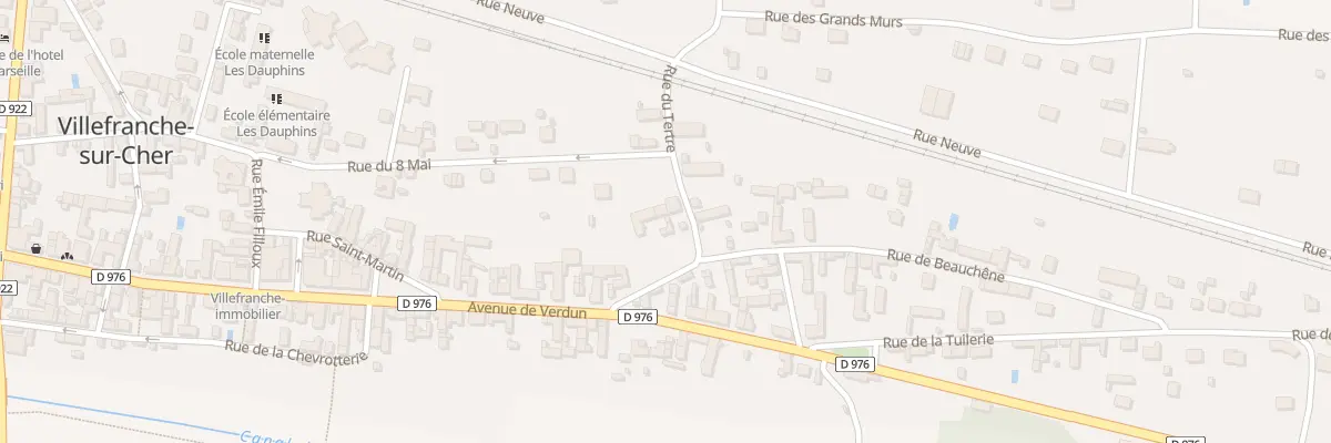 Plan du 5B Rue de Beauchêne à Villefranche-sur-Cher