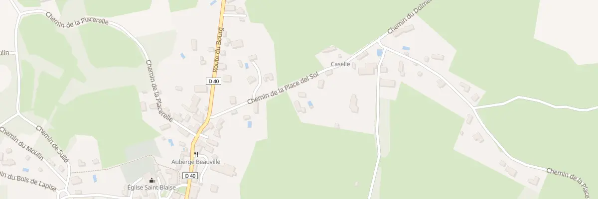 Plan du 154 Che de la Place del Sol à Espédaillac