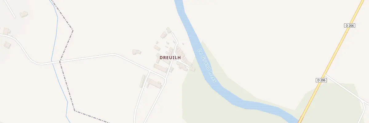 Plan du 5001 Dreuilh Hameau à Teilhet