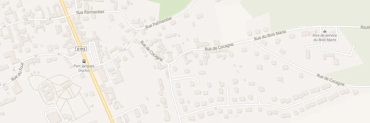 Plan du 16 Rue de Cocagne à Sérifontaine