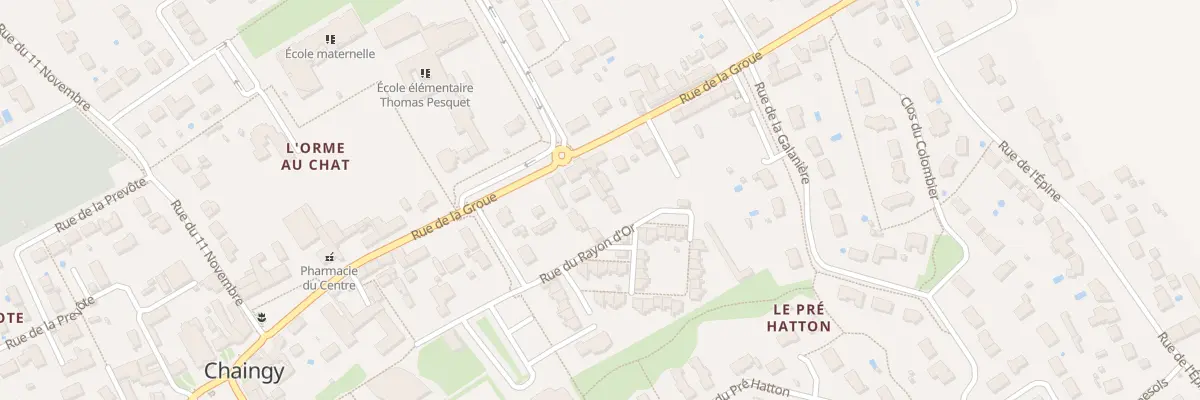 Plan du 24 Rue de la Groue à Chaingy