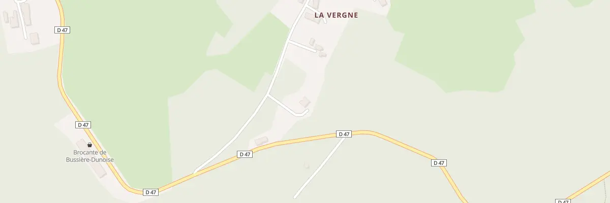 Plan du 17 La Vergne à Bussière-Dunoise