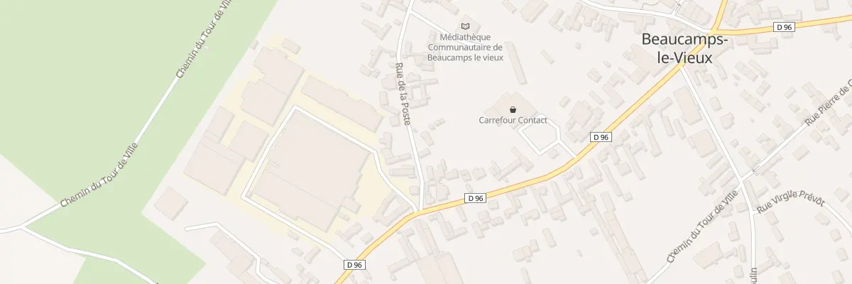 Plan du 17 Rue de la Poste à Beaucamps-le-Vieux
