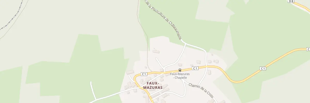 Plan du 5021 Le Bourg à Faux-Mazuras
