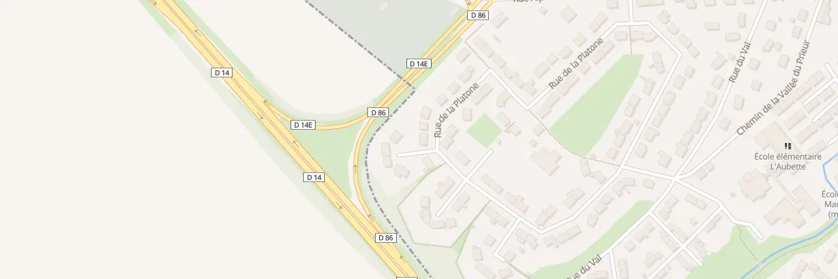 Plan du 42 Rue de la Platone à Magny-en-Vexin