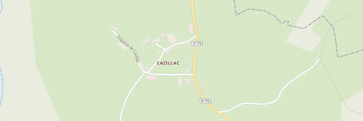 Plan du 5287 Cazillac à Saint-Salvadour