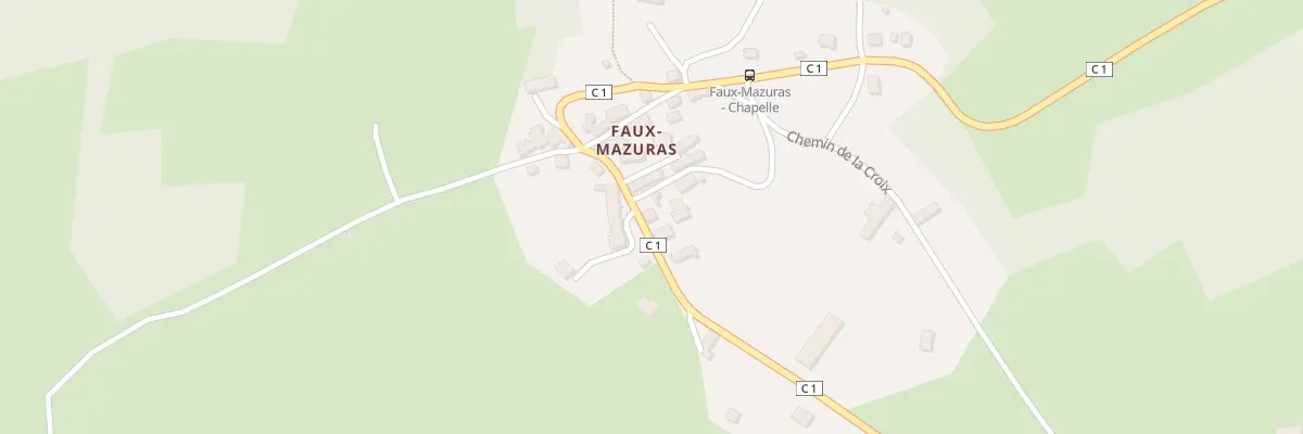 Plan du 5014 Le Bourg à Faux-Mazuras