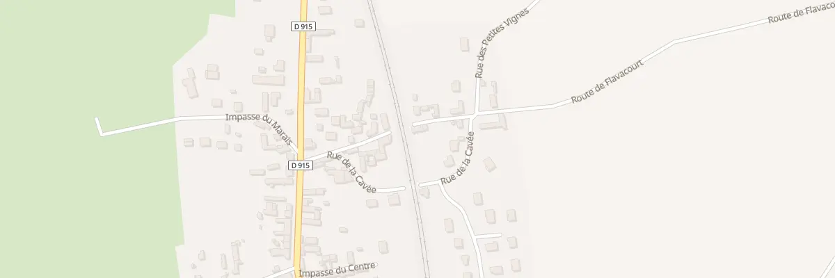 Plan du 1 Imp de la Cavee à Éragny-sur-Epte