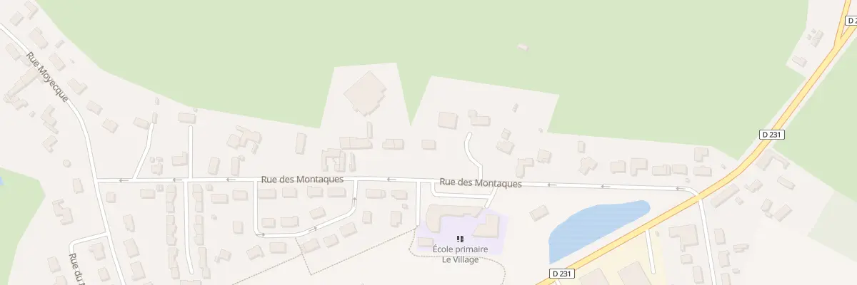 Plan du 20 Rue des Montaques à Landrethun-le-Nord
