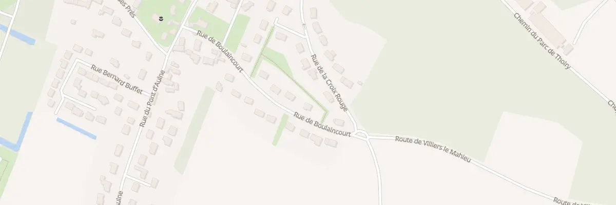Plan du 13 Rue de Boulaincourt à Villiers-le-Mahieu