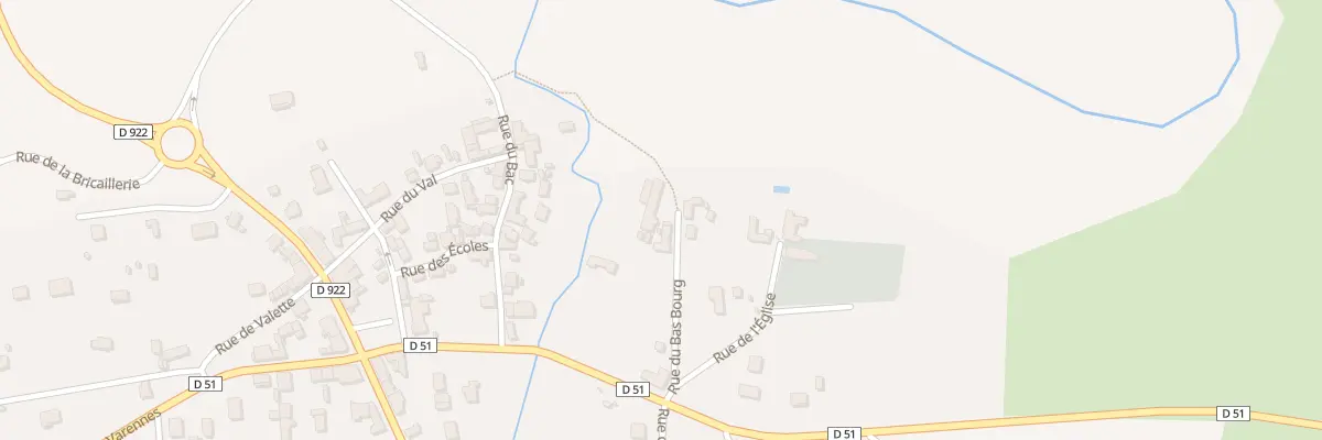 Plan du 9 Rue du Bas Bourg à Saint-Julien-sur-Cher