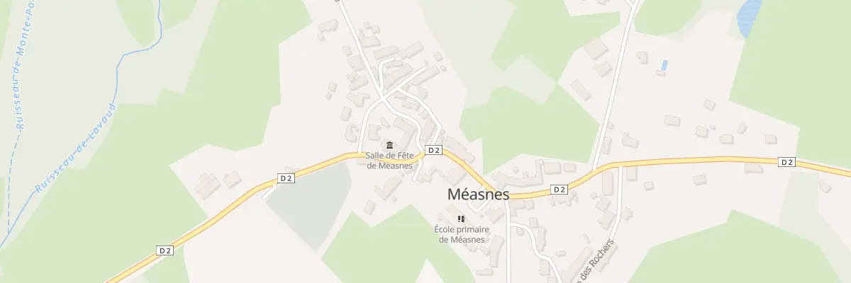 Plan du 2 Pl de l’Eglise à Méasnes