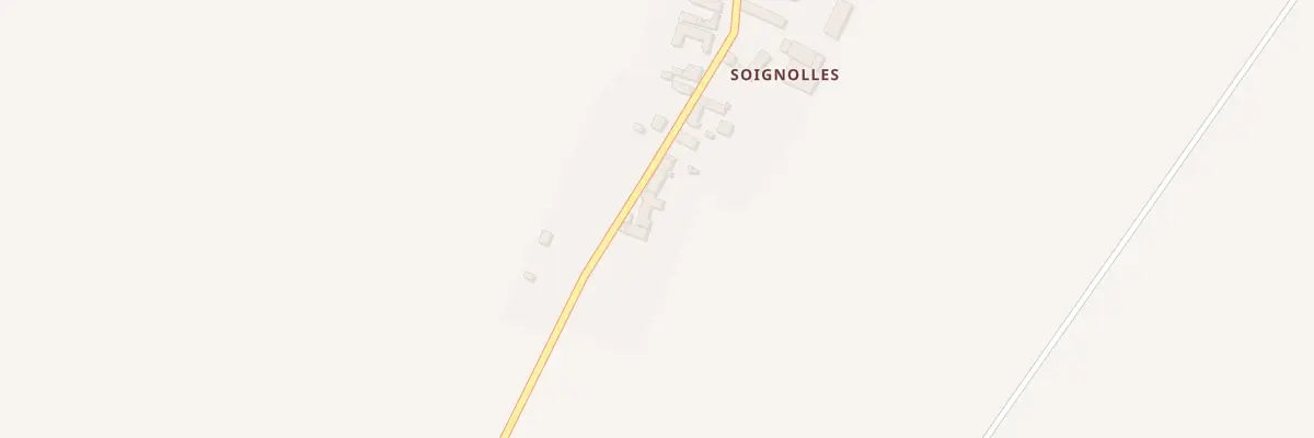 Plan du 2 Soignolles à Tillay-le-Péneux