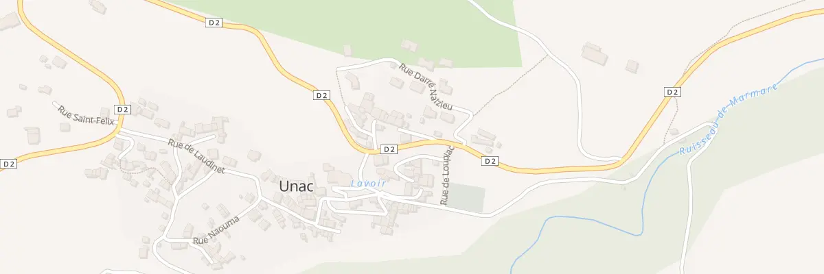 Plan du 65 Unac Village à Unac