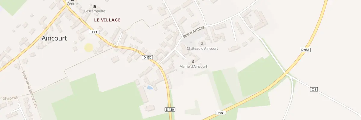 Plan du 2 Rue d’Arthies à Aincourt