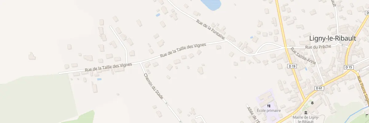 Plan du 123 Rue de la Taille des Vignes à Ligny-le-Ribault