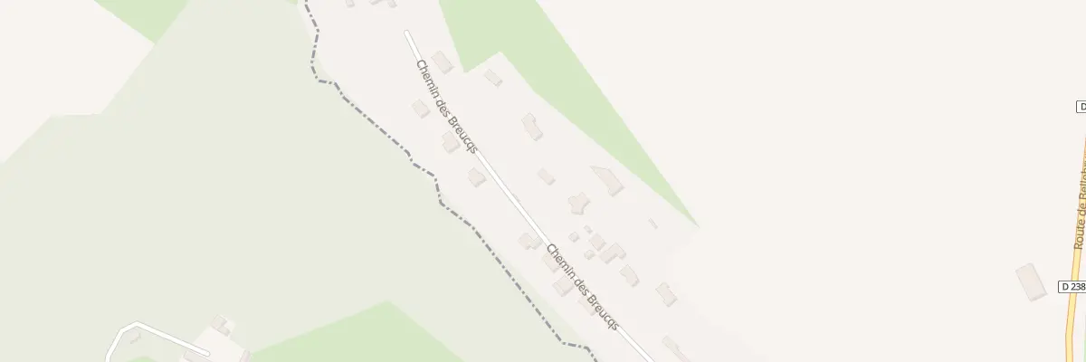 Plan du 72 Che des Breucqs à Crémarest