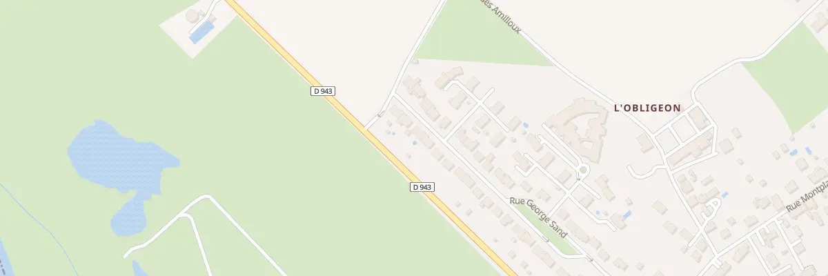 Plan du 34 Rue George Sand à Étrechet