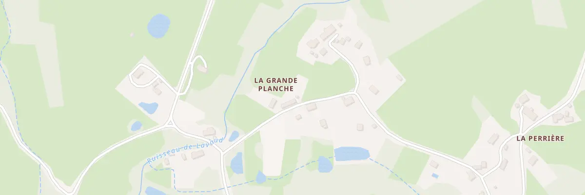Plan du 6 La Grande Planche à Méasnes