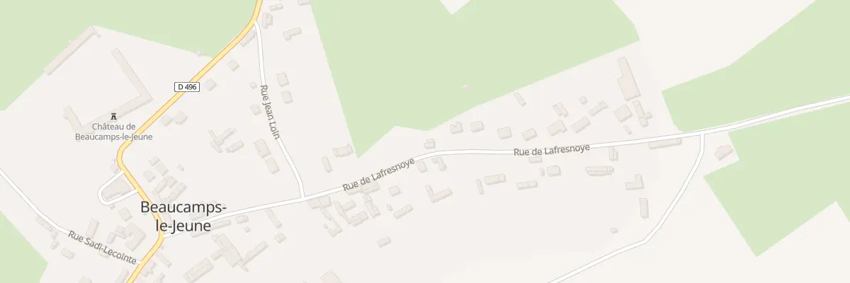 Plan du 8 Rue de Lafresnoye à Beaucamps-le-Jeune