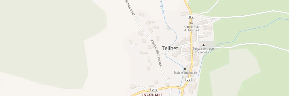Plan du 70A Pastourel à Teilhet